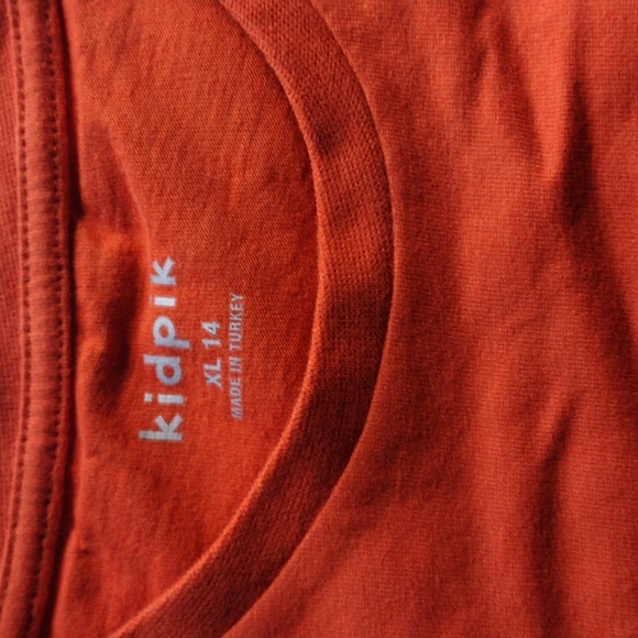 kidpik |Orange Stripe Oversized Tee - Picture 3 of 3